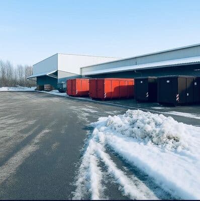 Schneeräumung und Container – Winterdienst Köln